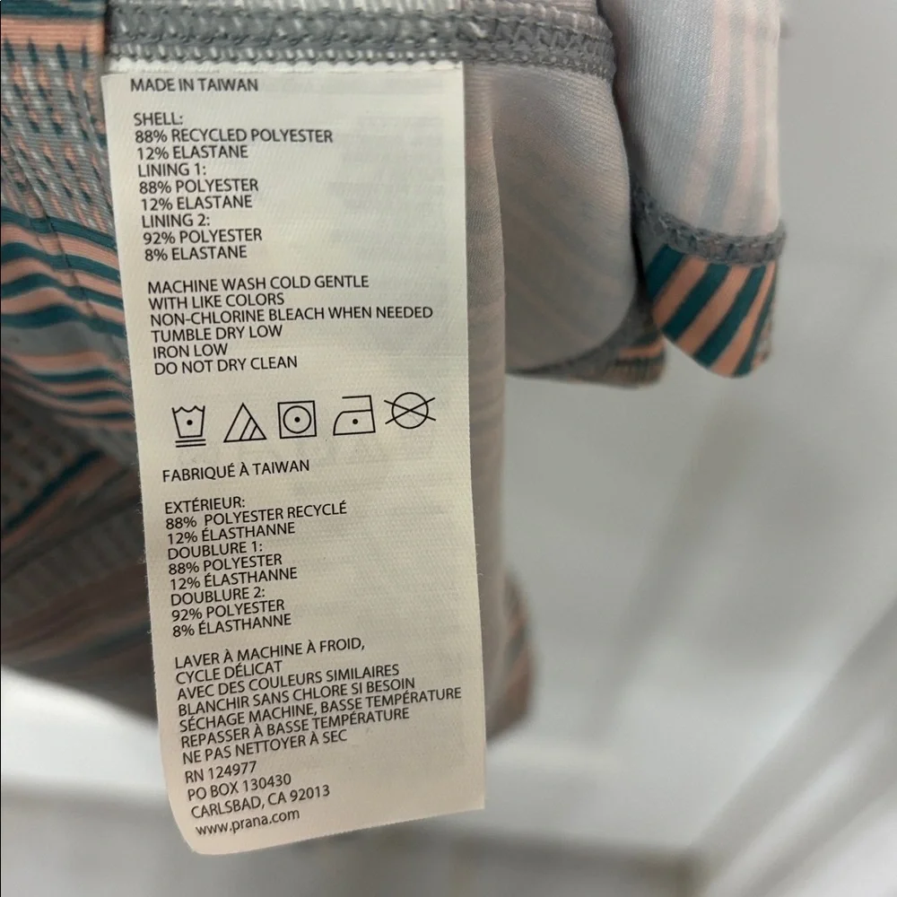 Prana Ardor Dress Agave Samba Green Neutral Athletic Stretch Size Small - Picture 7 of 7